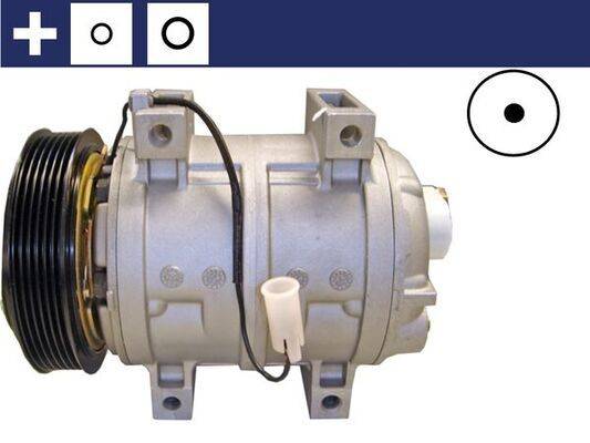 Klimakompressor 12 V Ø 125 mm MAHLE passend für u.a. VOLVO S70