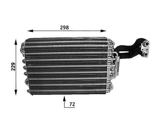 Verdampfer Klimaanlage ohne Expansionsventil 298mm - 229mm MAHLE für u.a. MB 124