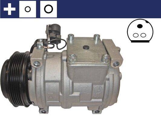 Klimakompressor 12 V Ø 110 mm MAHLE passend für u.a. BMW 3er