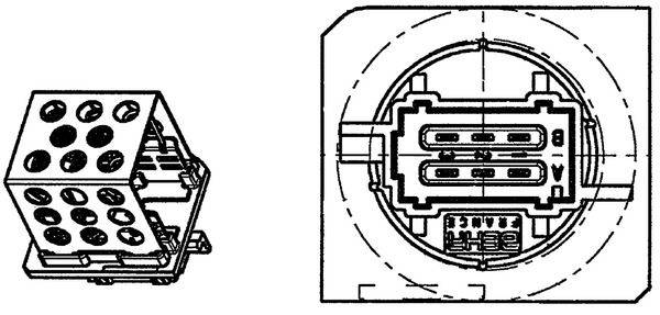Mahle ABR91000P Widerstand, Innenraumgebläse