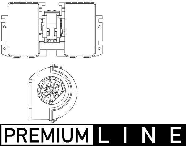 Mahle AB180000P Innenraumgebläse