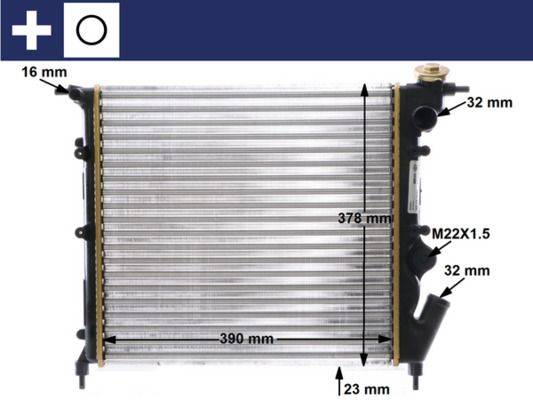 Mahle CR642000S Kühler, Motorkühlung