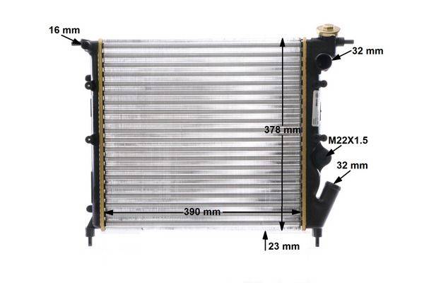 Mahle CR642000S Kühler, Motorkühlung