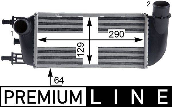 Mahle CI436000P Ladeluftkühler