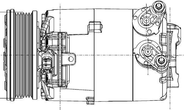 Mahle ACP1357000P Kompressor, Klimaanlage
