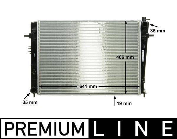 Mahle CR909000P Kühler, Motorkühlung