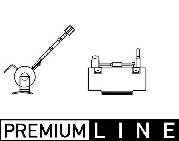 Mahle ABR80000P Widerstand, Innenraumgebläse