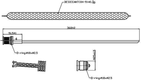 Mahle AD89000S Trockner, Klimaanlage