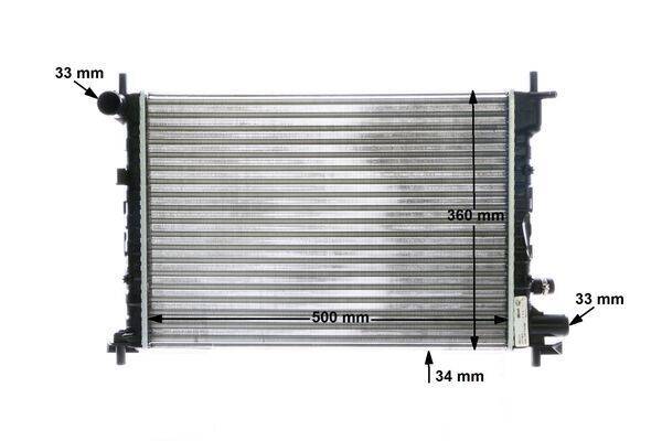 Mahle CR381000S Kühler, Motorkühlung