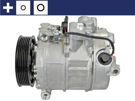 Klimakompressor 12 V Ø 110 mm MAHLE passend für u.a. BMW 3er