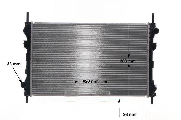 Mahle CR1140000S Kühler, Motorkühlung