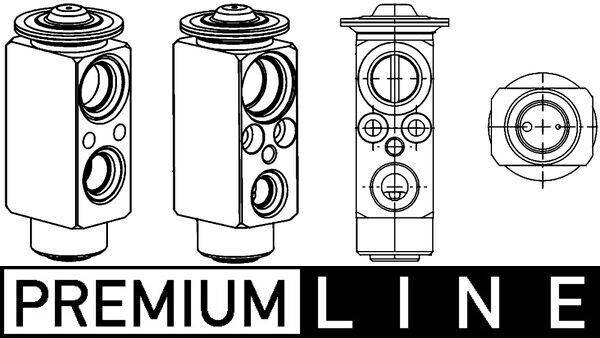 Mahle AVE68000P Expansionsventil, Klimaanlage