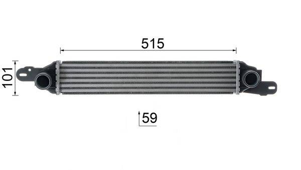 Mahle CI612000P Ladeluftkühler