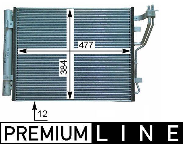 Mahle AC709000P Kondensator, Klimaanlage
