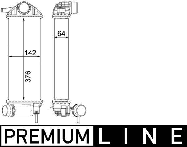 Mahle CI477000P Ladeluftkühler
