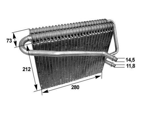 Mahle AE47000S Verdampfer, Klimaanlage