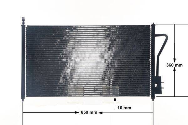 Mahle AC218000S Kondensator, Klimaanlage
