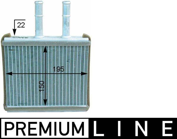 Mahle AH206000P Wärmetauscher, Innenraumheizung