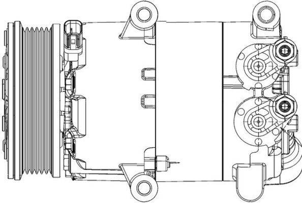 Mahle ACP310000P Kompressor, Klimaanlage