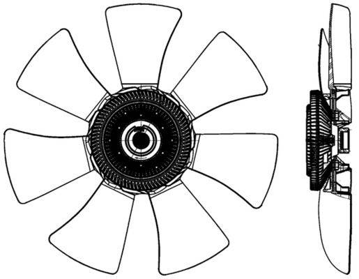 Mahle CFF491000P Lüfter, Motorkühlung