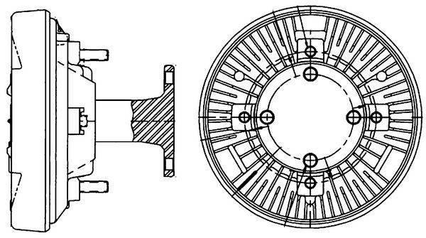 Mahle CFC204000P Kupplung, Kühlerlüfter