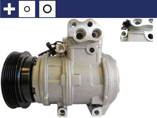 Klimakompressor 12 V Ø 125 mm MAHLE passend für u.a. HYUNDAI TUCSON