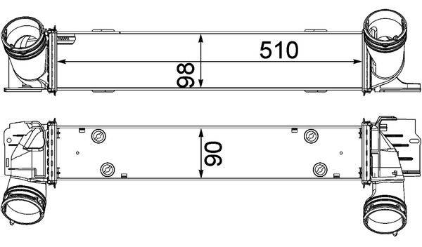 Mahle CI146000P Ladeluftkühler