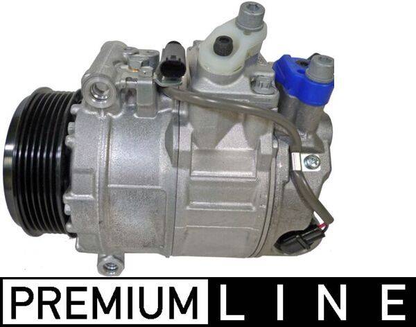 Klimakompressor 12 V Ø 100 mm MAHLE für u.a. MERCEDES-BENZ S-KLASSE