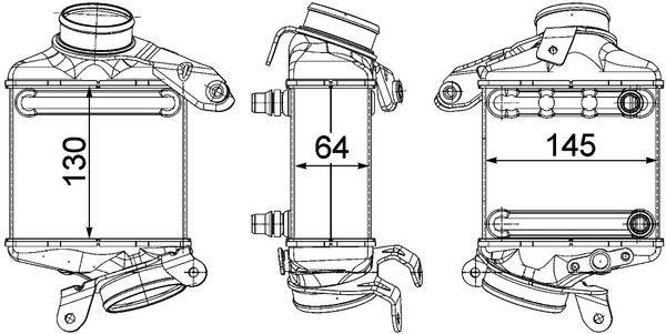 Mahle CI186000P Ladeluftkühler