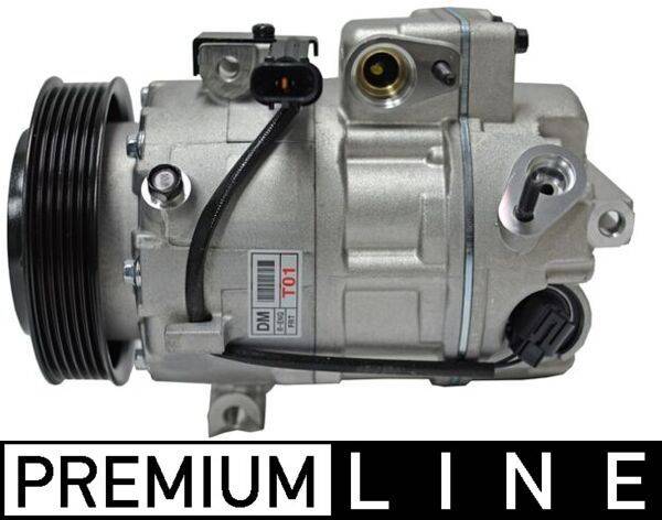 Kompressor Klimaanlage Keilrippenriemenscheibe 125mm MAHLE für GRAND SANTA FÉ
