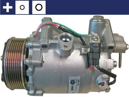 Klimakompressor 12 V Ø 100 mm MAHLE passend für u.a. HONDA CR-V
