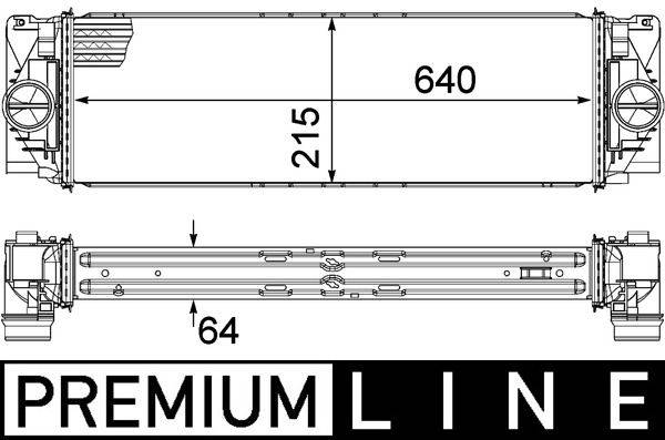 Mahle CI368000P Ladeluftkühler