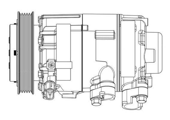 Mahle ACP629000P Kompressor, Klimaanlage