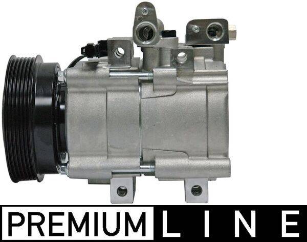 Klimakompressor 12 V Ø 120 mm MAHLE passend für u.a. HYUNDAI SANTA