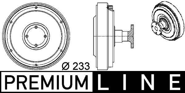 Mahle CFC98000P Kupplung, Kühlerlüfter
