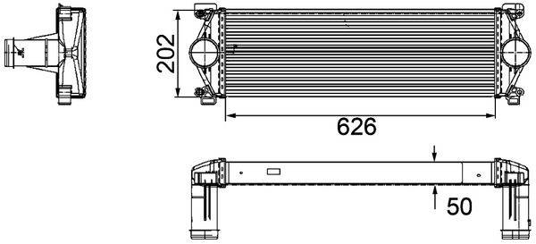 Mahle CI254000P Ladeluftkühler