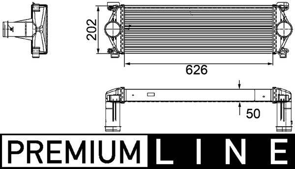Mahle CI254000P Ladeluftkühler