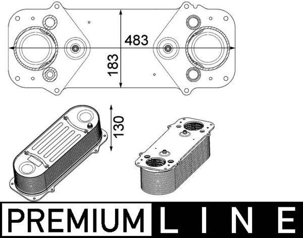 Mahle CI233000P Ladeluftkühler