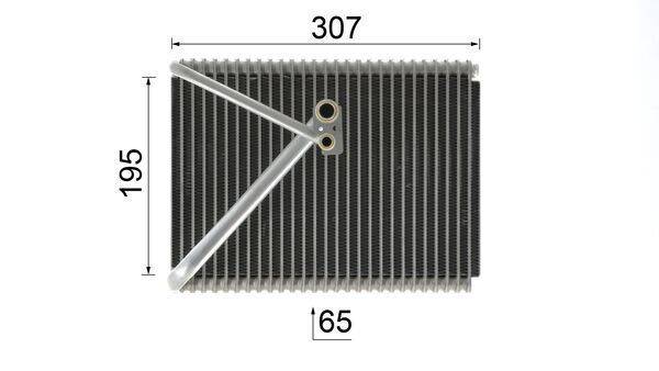 Mahle AE87000P Verdampfer, Klimaanlage