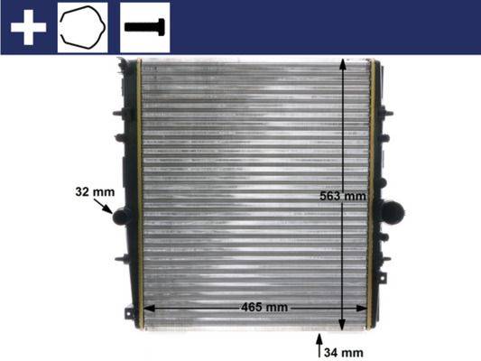 Mahle CR1437000S Kühler, Motorkühlung