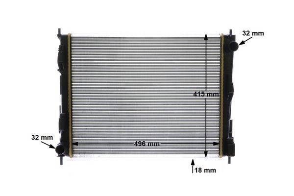 Mahle CR924000S Kühler, Motorkühlung