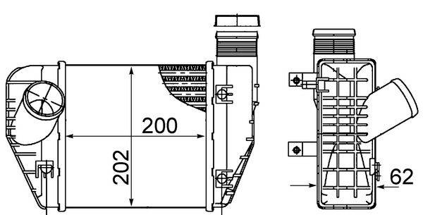 Mahle CI423000S Ladeluftkühler
