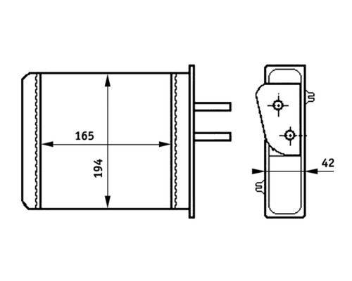 Mahle AH159000S Wärmetauscher, Innenraumheizung