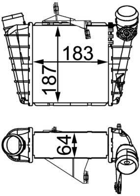 Mahle CI298000S Ladeluftkühler