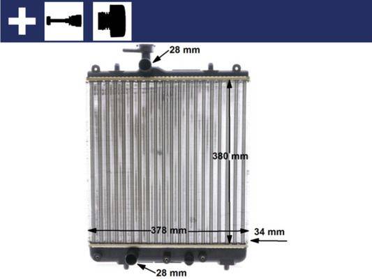 Mahle CR1514000S Kühler, Motorkühlung