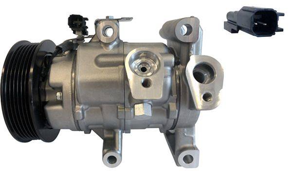 Klimakompressor 12 V Ø 110 mm MAHLE passend für u.a. FORD KA+
