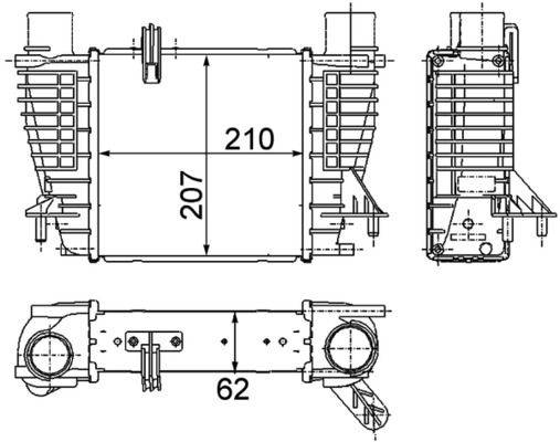 Mahle CI264000P Ladeluftkühler
