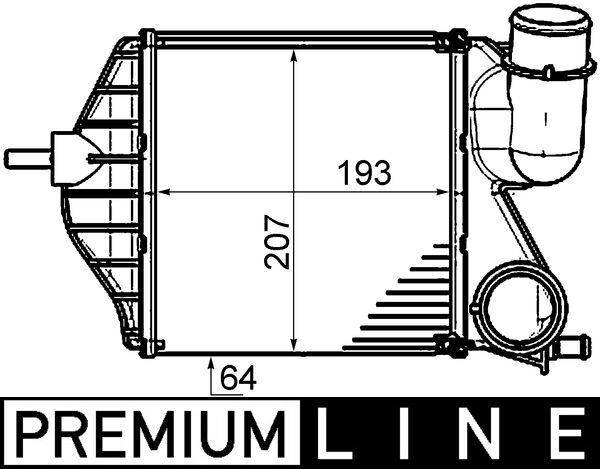 Mahle CI459000P Ladeluftkühler