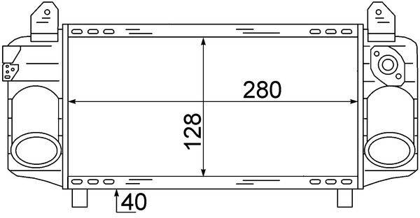 Mahle CI72000S Ladeluftkühler