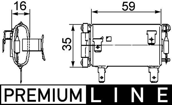 Mahle ABR14000P Widerstand, Innenraumgebläse